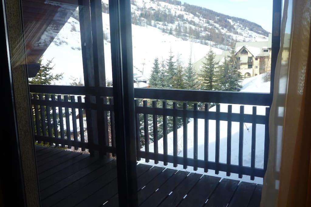 Duplex Avec Belle Terrasse Au Pied Des Pistes Apartment Vars  Bagian luar foto